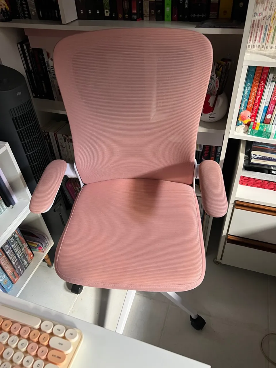 Cadeira de Escritório Ergonômica Rosa