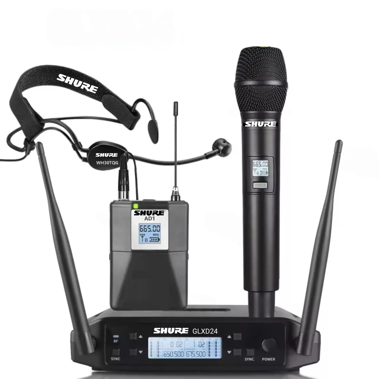 SHURE BASTÃO + FACIAL GLXD24 KSM9