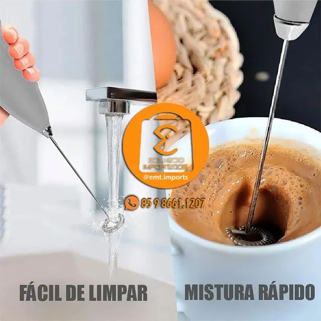 Mini Mixer Elétrico Inox - Foto 2
