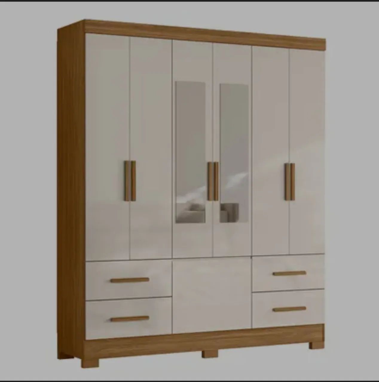 Guarda Roupa Casal Off-White 