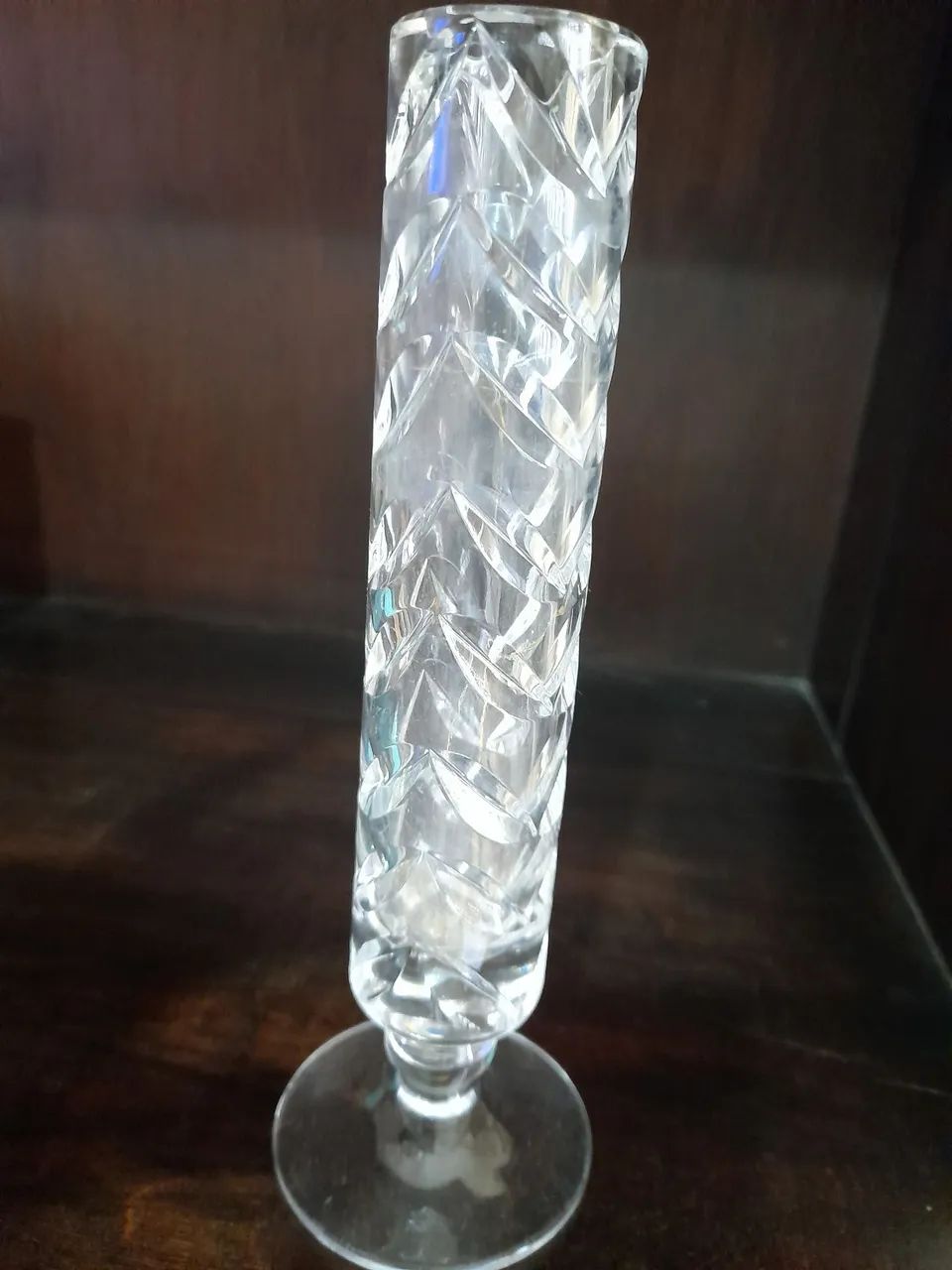 Vaso Decorativo de Cristal Lapidado - Foto 2