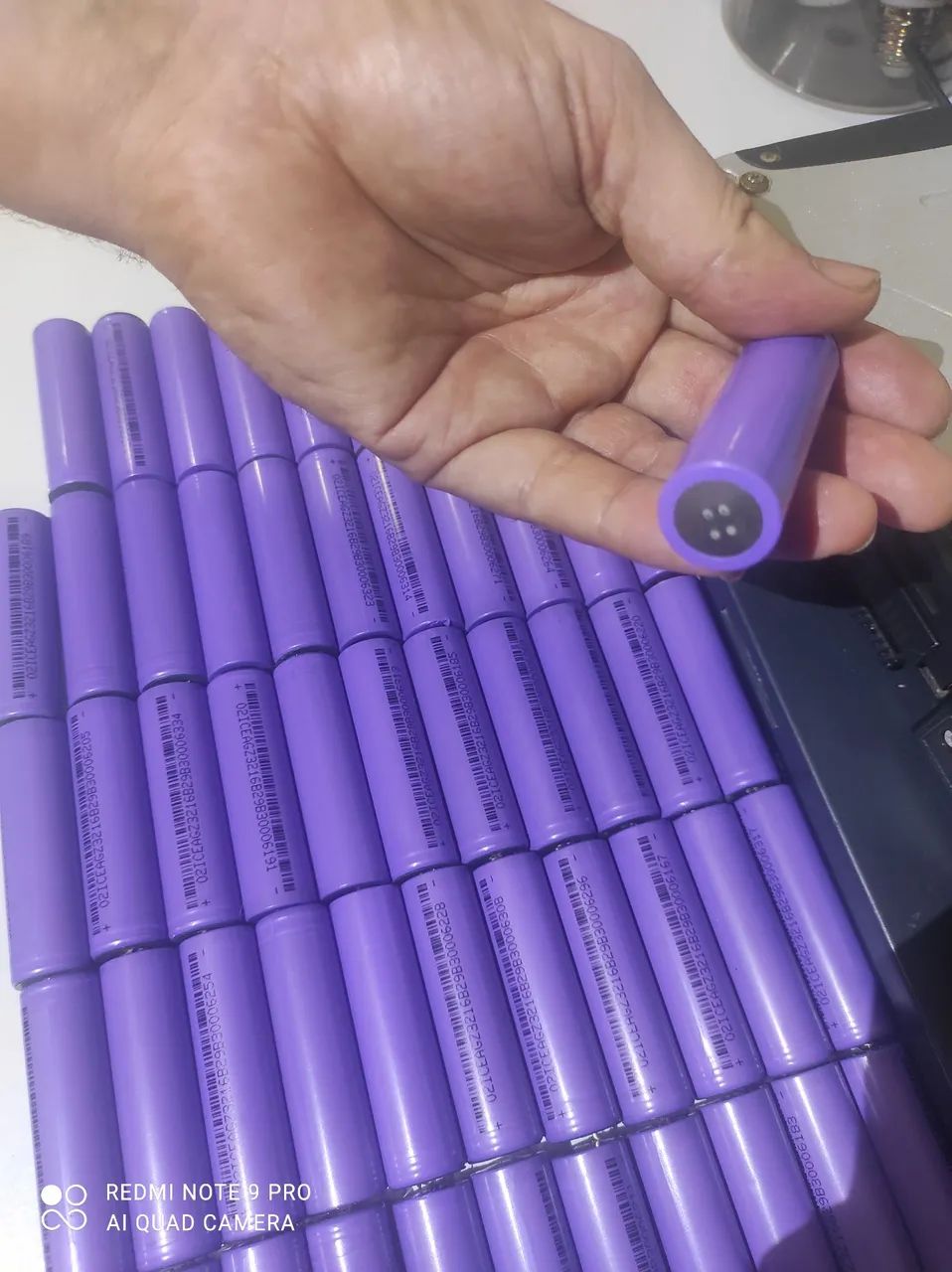 55 Baterias de lítio 18650