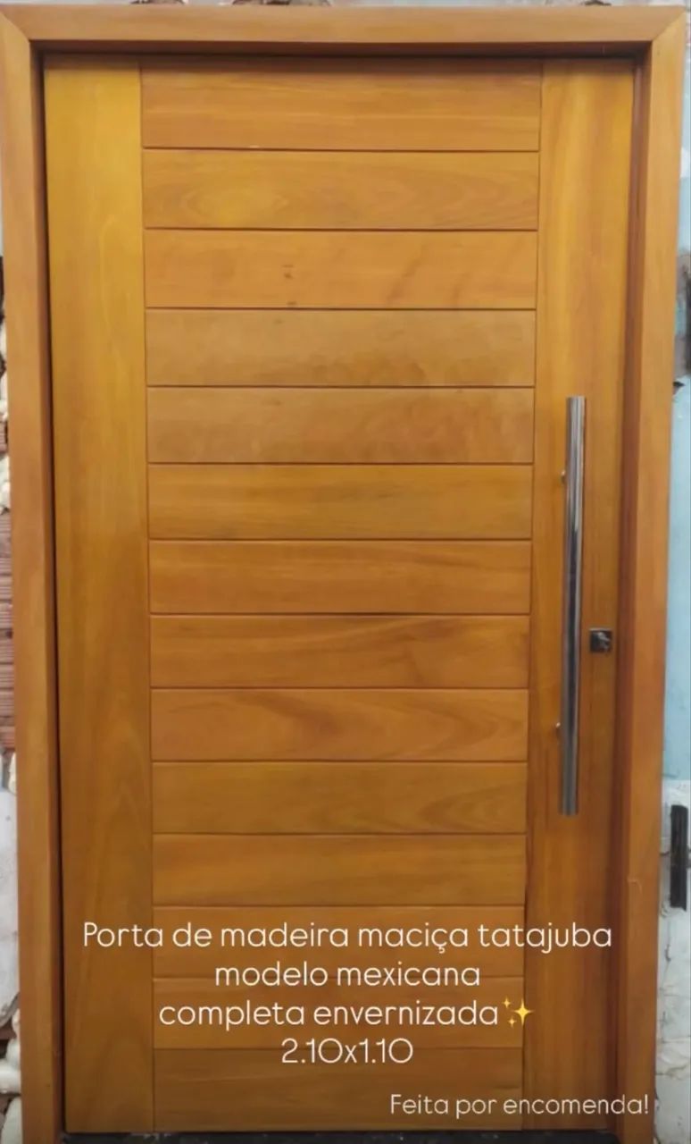 Portas de Madeira Maciça Sob Medida!