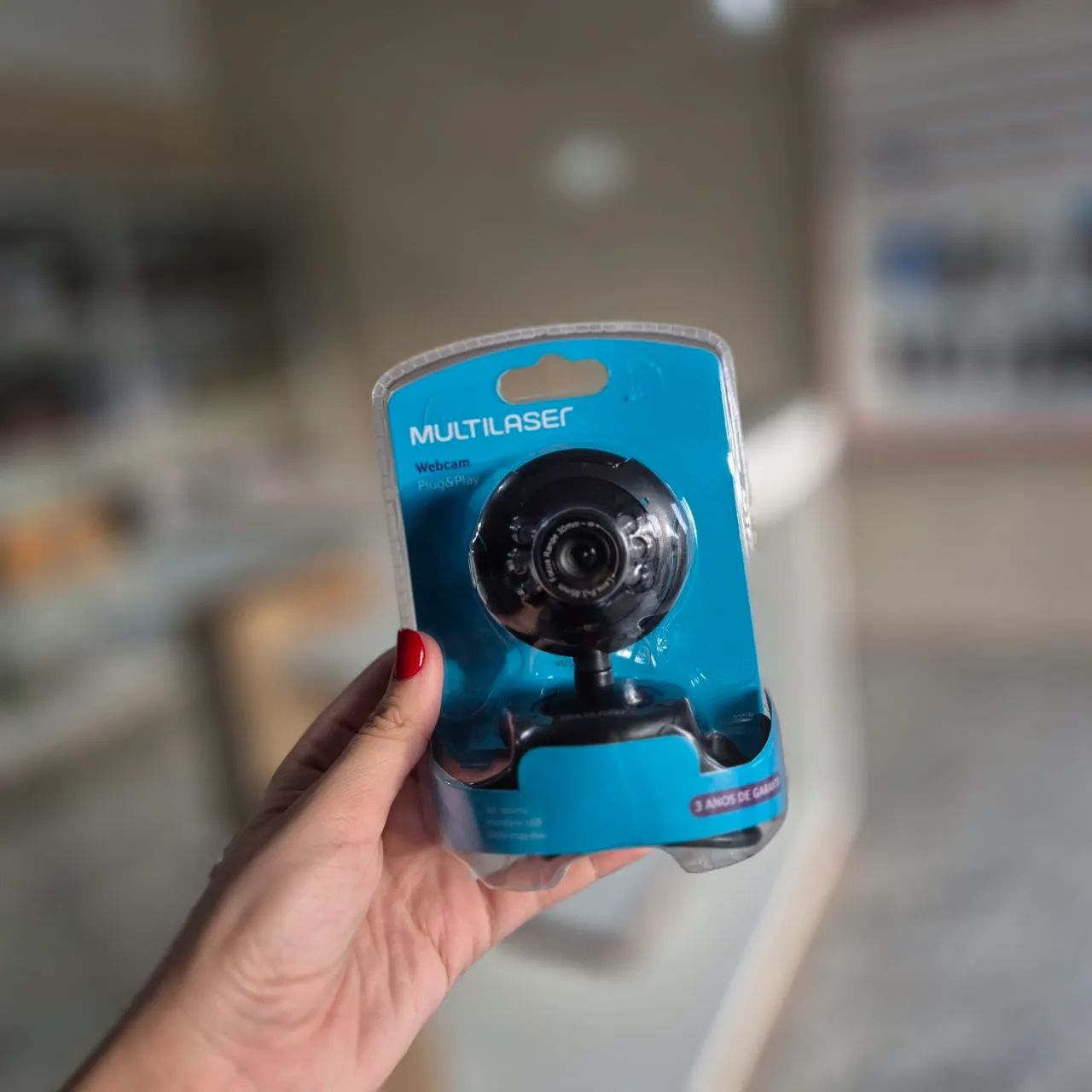 Webcam Multilaser Plug&Play
