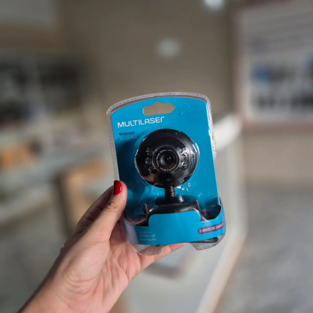 Webcam Multilaser Plug&Play