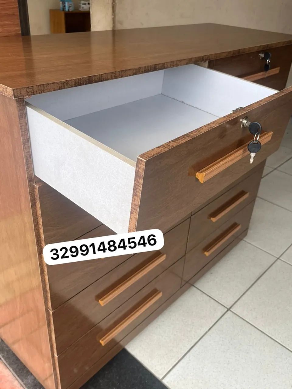Cômoda de 10 Gavetas de Ótima Qualidade  - Foto 4