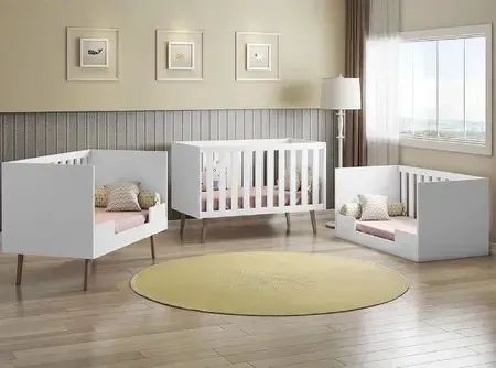 Berço 3 em 1 - mini cama e sofá  - Foto 5