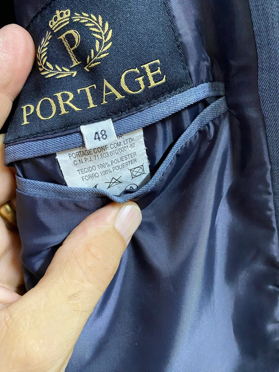 Terno Completo Portage Nr. 48 Azul Claro - Foto 5