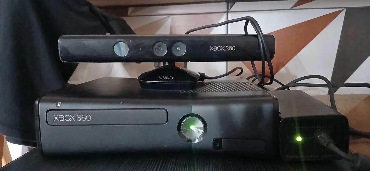 Xbox 360 slim e sensor kinect - Foto 4