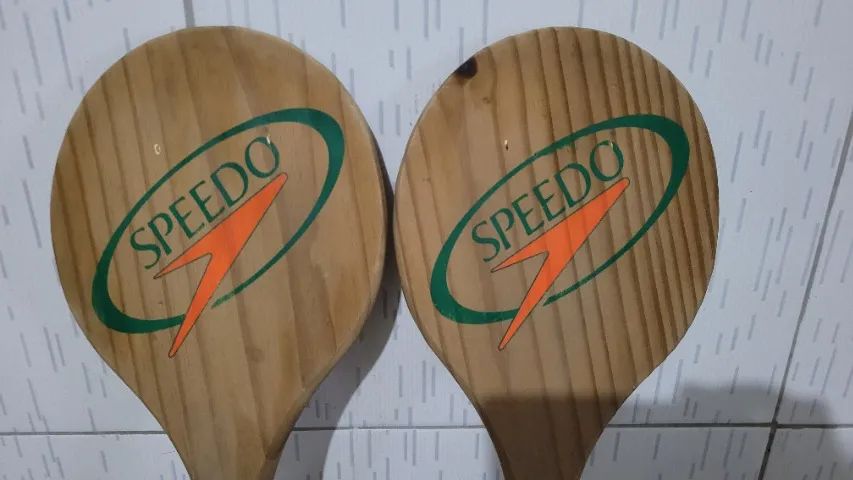 Raquetes de Frescobol Speedo usadas - Foto 4
