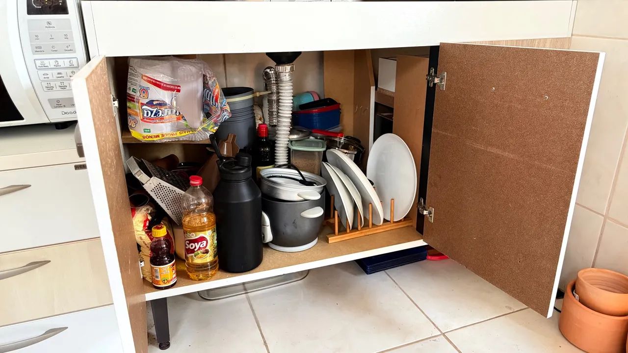 Gaveteiro de 3 gavetas + armário pia - Foto 3