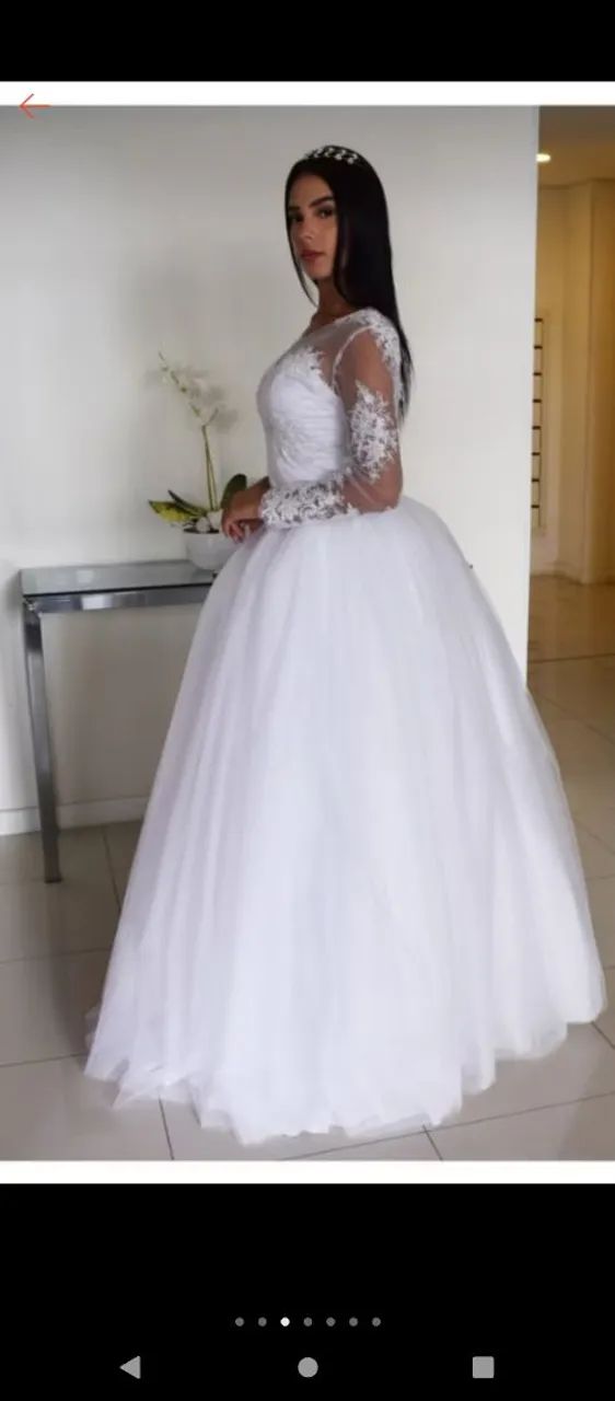 Vestido de noiva elegante - Foto 5