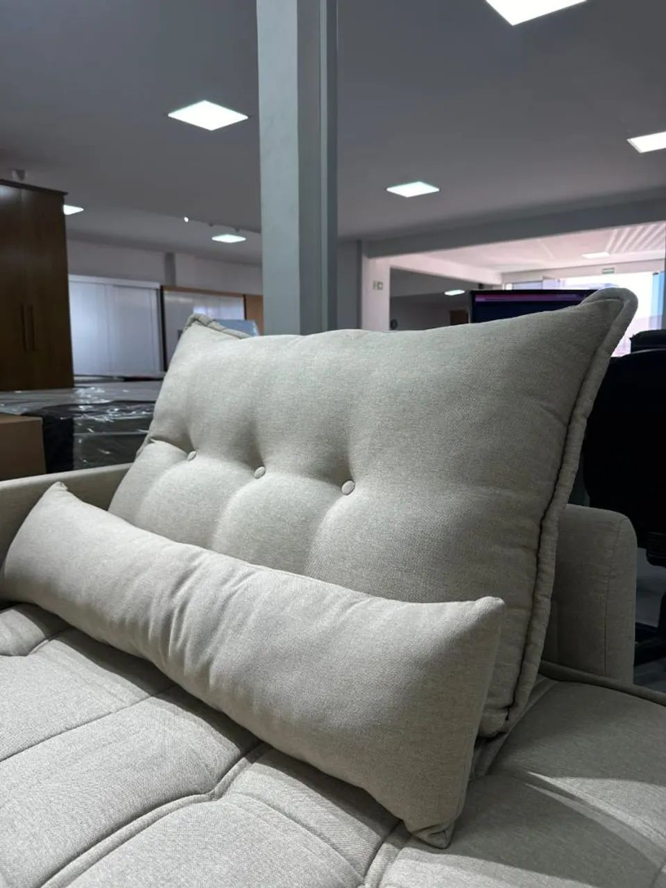 Two-Seater Beige Comfortable Sofa64994027950082123