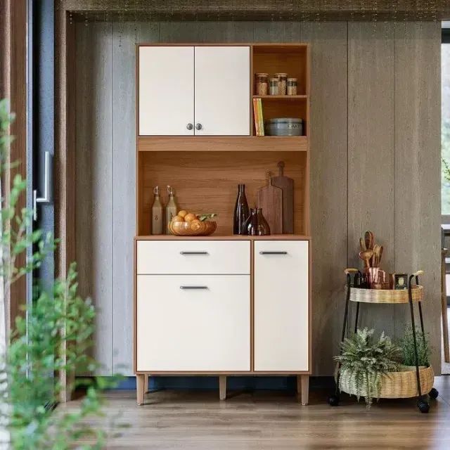 (Produto Novo) Armário de Cozinha Erva Doce Ype/Off White