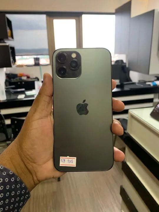 12 PRO MAX CINZA 128GB - SEMINOVO - Foto 3