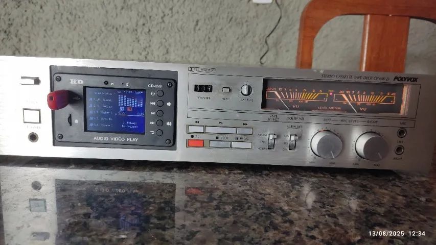 Tape Deck Polyvox 650D - Tela Adaptada  - Foto 2