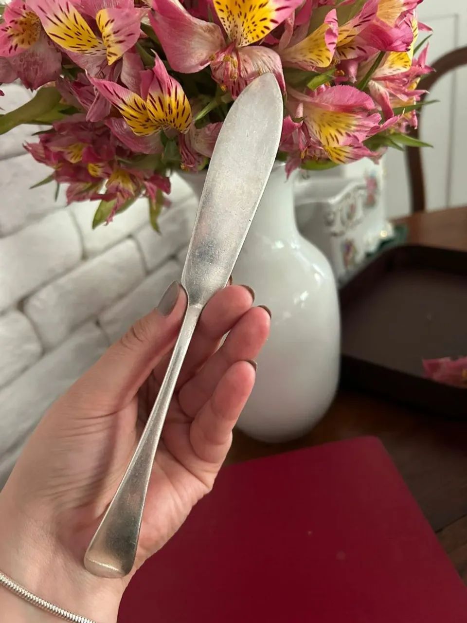 Espátula Banhada a Prata - Foto 2