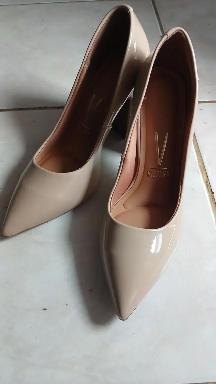 Sapato Scarpin Vizzano Bege N°38 - Foto 2