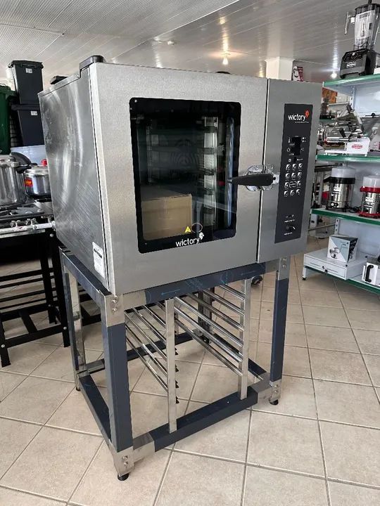 R1 Forno combinado 5 Gns com cavalete inox Wictory 