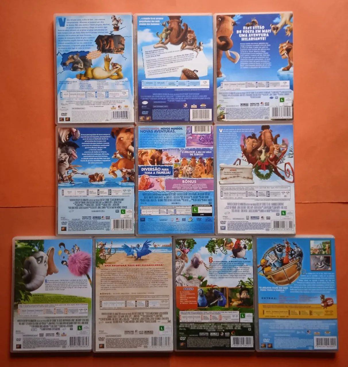 Dvd Coleção A Era do Gelo + Horton + Rio 1e2 e Robôs  - Foto 2