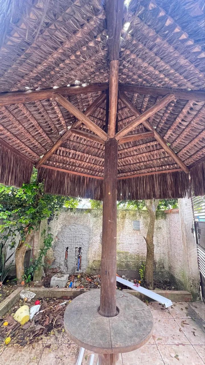 Quiosque com cobertura de sapé  - Foto 2