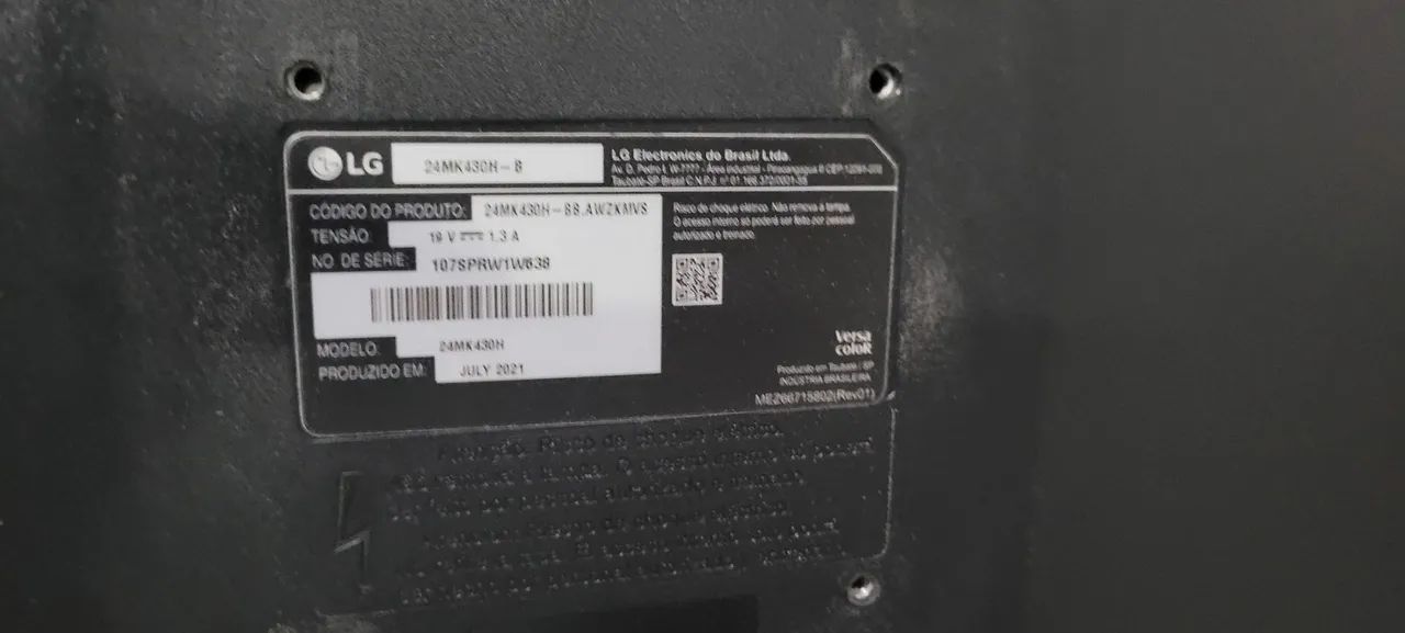 Monitor LED LG 24 polegadas 75hz - Foto 5