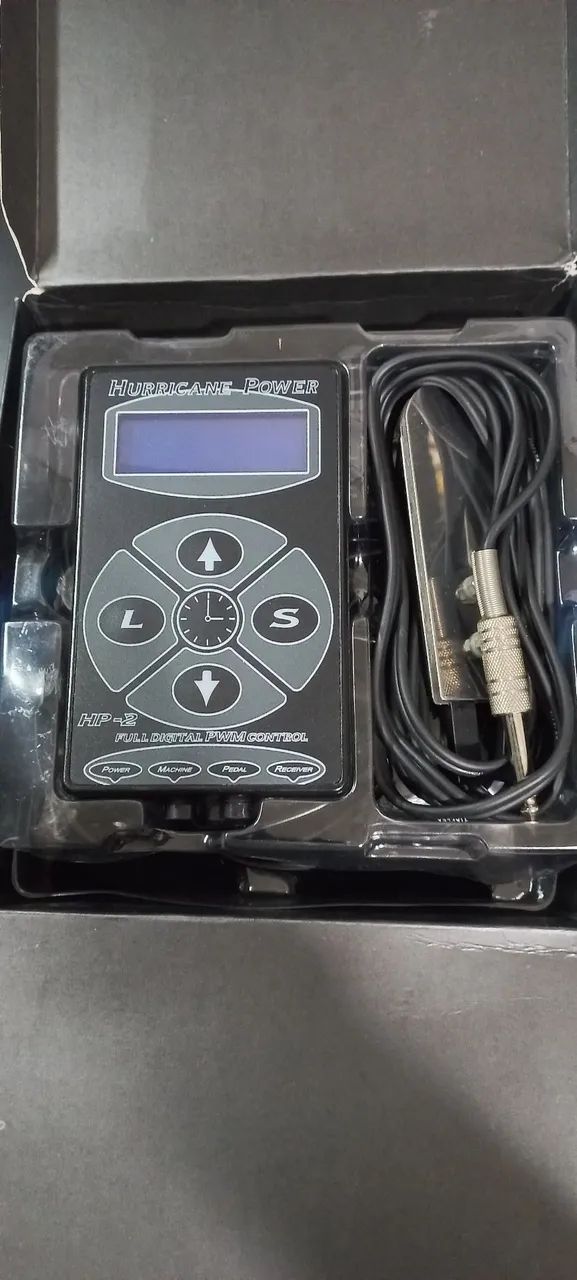 Fonte de Alimentação para Tatuagem Hurricane Power HP-2 - Foto 5