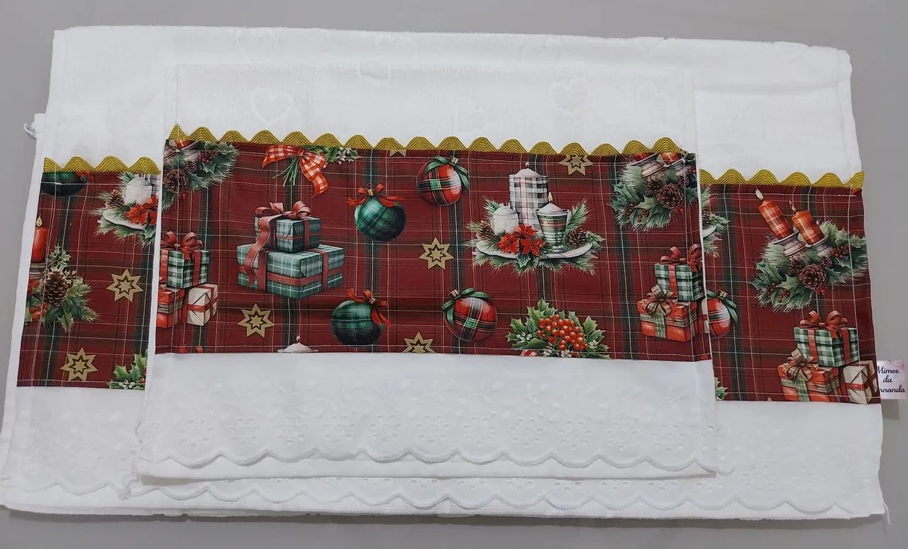 CONJUNTO: 1 TOALHA DE ROSTO COM 1 TOALHA DE MÃO  - Foto 3