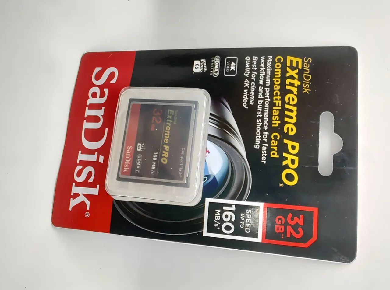 Cartão de Memória SanDisk Extreme PRO CompactFlash 32GB 160MB/s - Foto 3