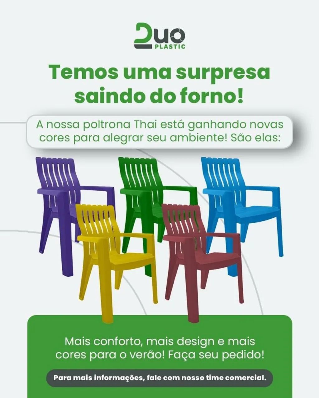 Poltrona plástica Thai off  pretas - Foto 2