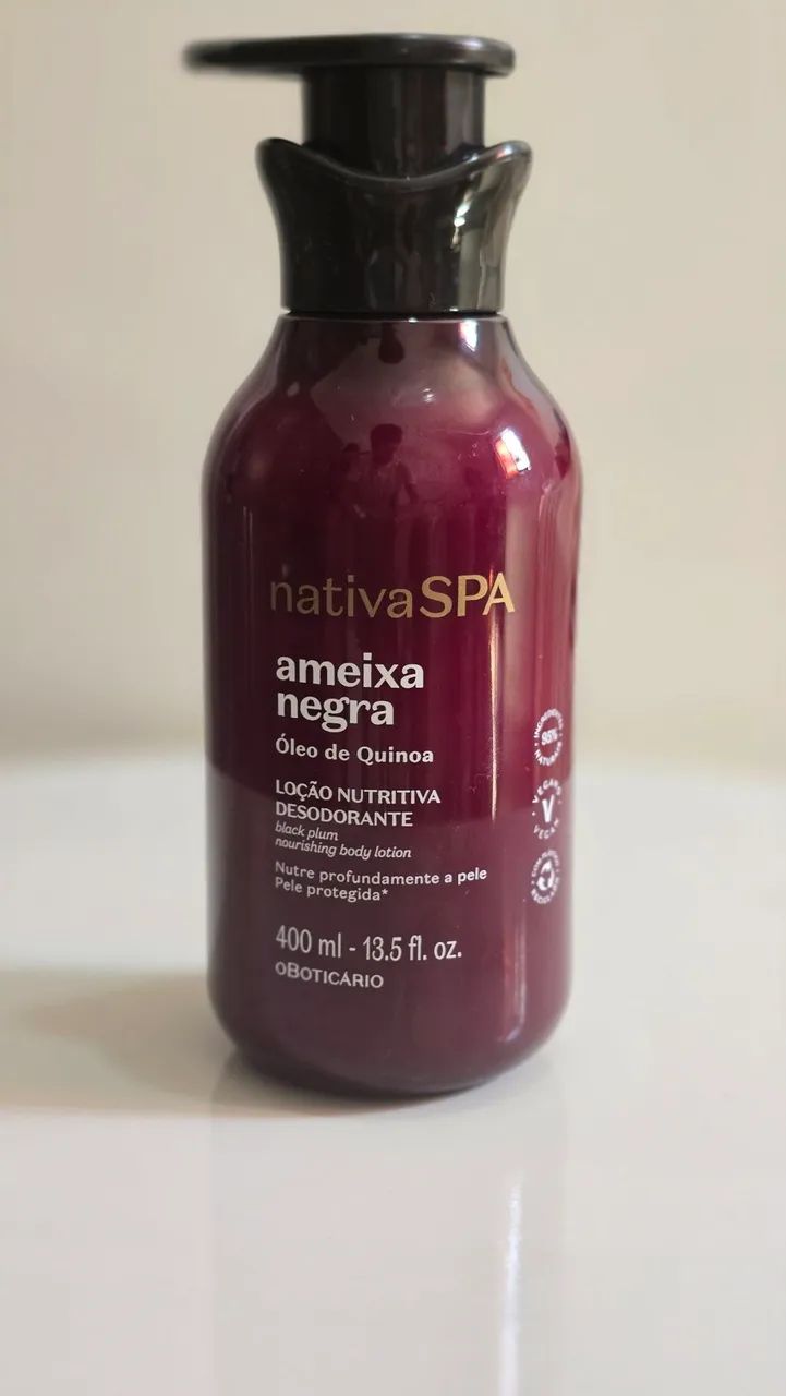 HIDRATANTE NATIVA SPA AMEIXA NEGRA- 400ml <br>40l<br><br>CORPORAL NATIVA SPA AMEIXA NEGRA<br><br>400Ml - Foto 3