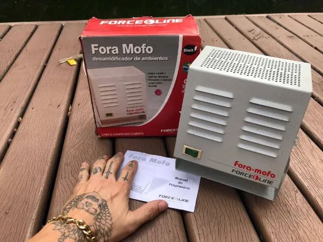 Anti Mofo Desumidificador de Ambientes Marca Force Line 110/220 ISO 9001/2000