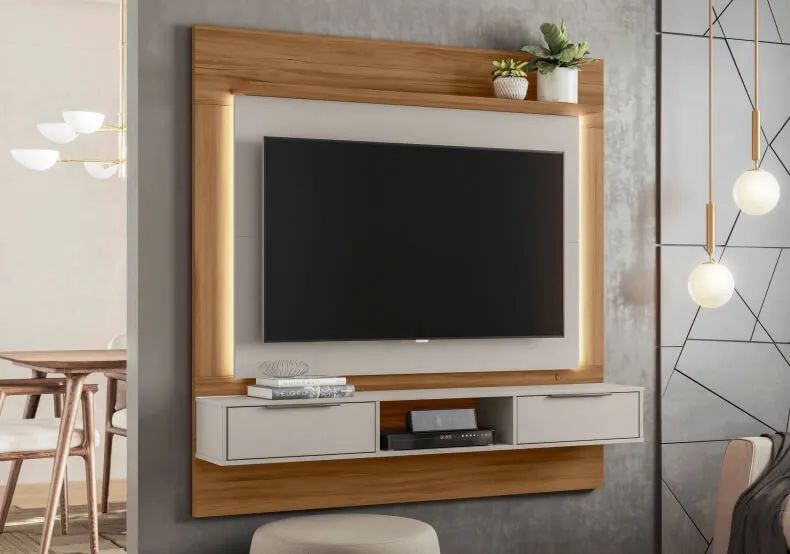 Painel Home Lara com LED t87