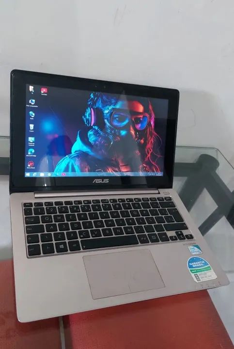 Notebook Asus tela de 12" com ssd 120gb