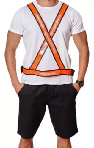 LOTE DE COLETES DE IDENTIFICAÇÃO REFLETIVOS EM X - Foto 3