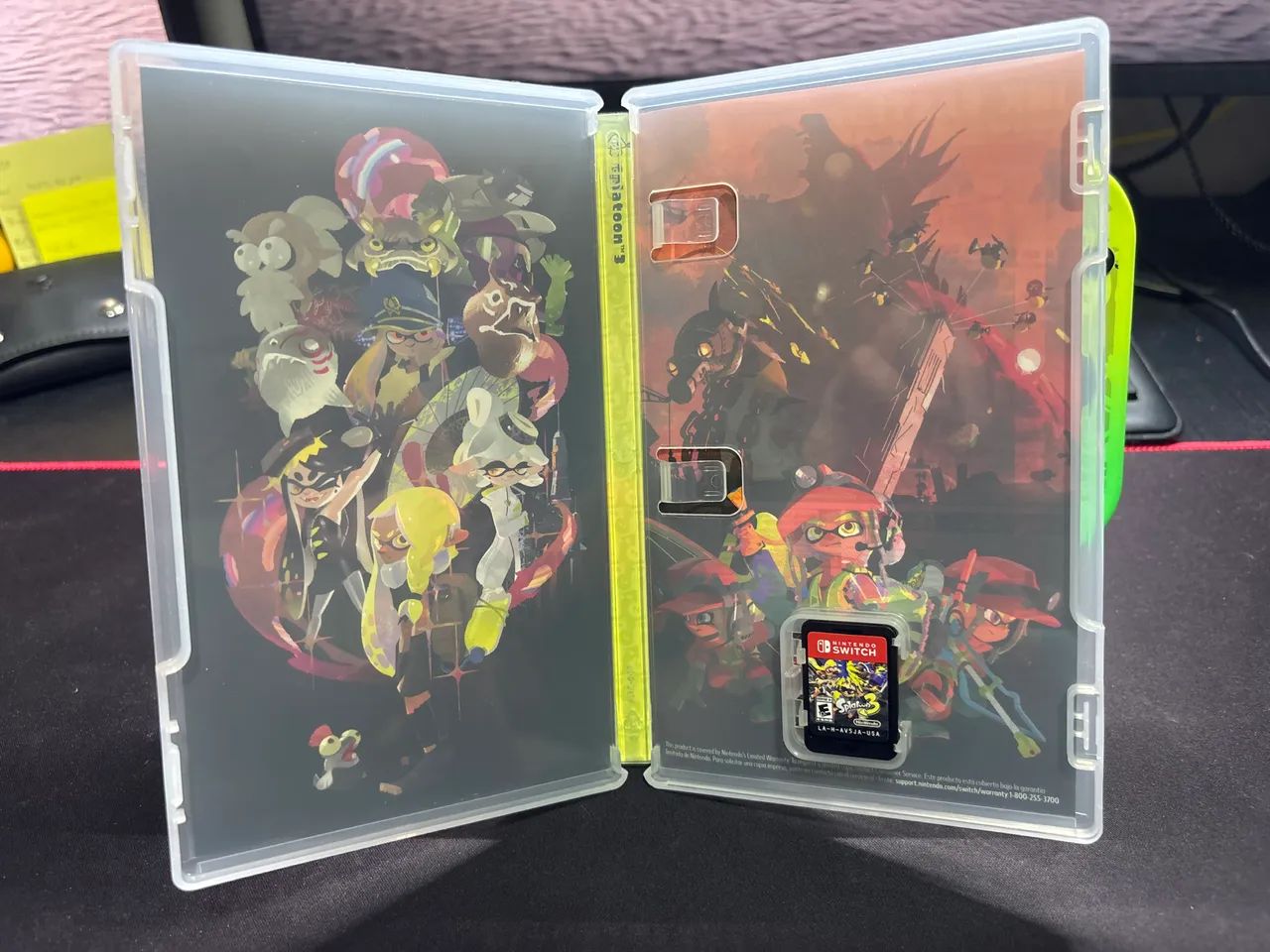 Nintendo Switch Oled edição Splatoon 3 + Jogo mídia física  - Foto 5