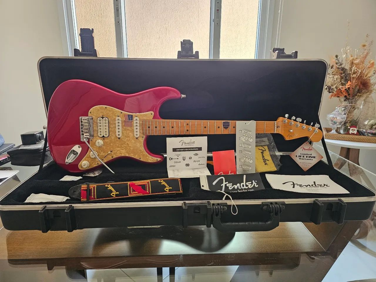 guitarra fender american deluxe stratocaster