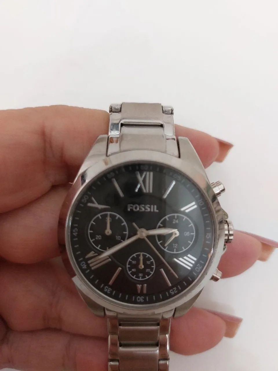 Relógio Fossil Feminino Prata