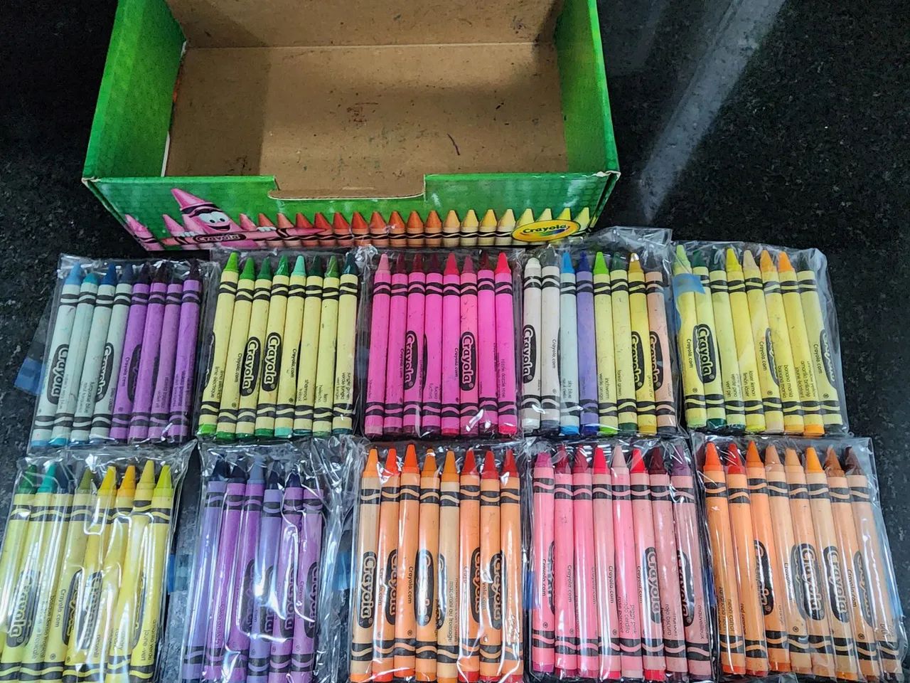 Caixa 120 crayon giz de cera da Crayola  - Foto 4