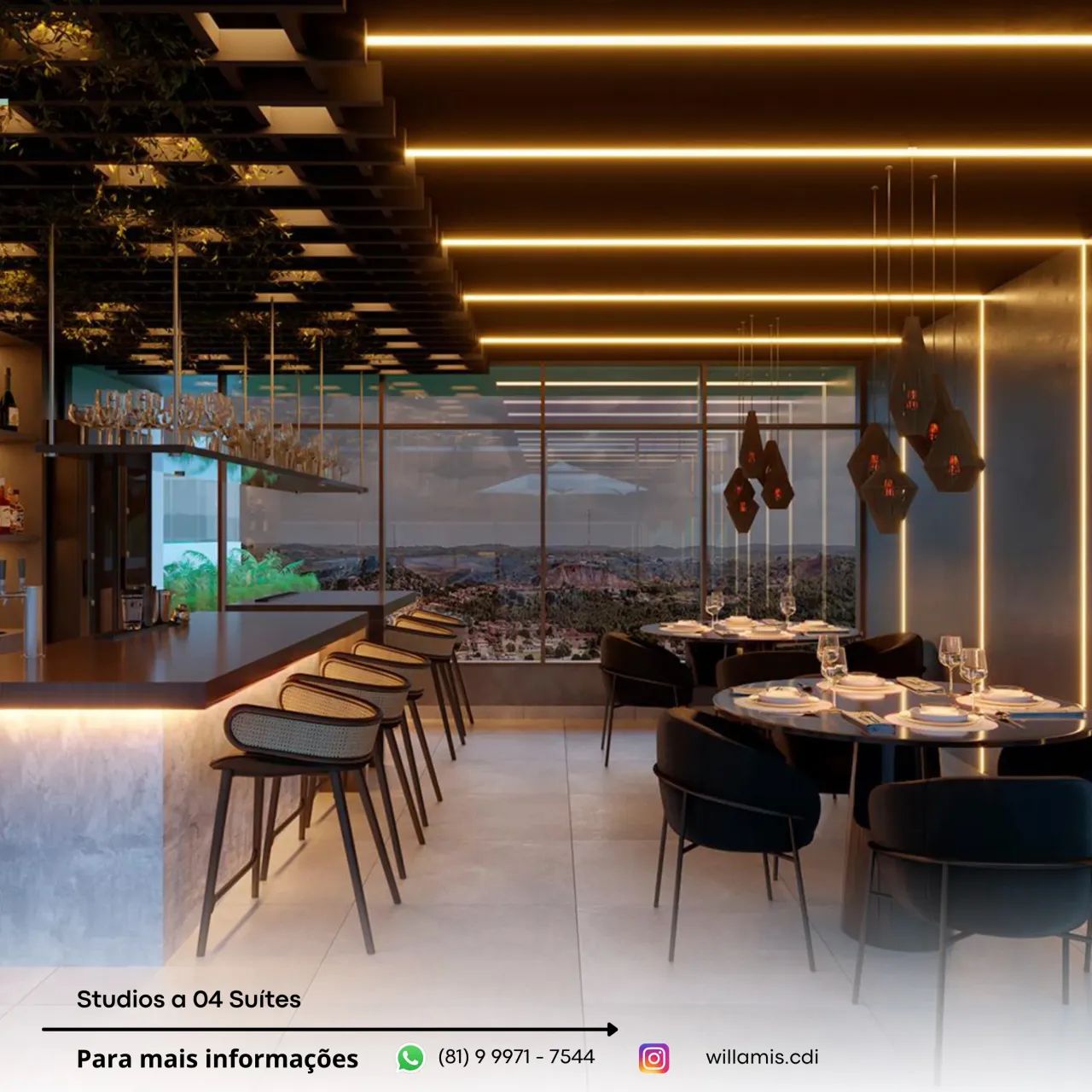 EXCLUSIVIDADE E RENTABILIDADE | STUDIOS PERTO DAS PISCINAS NATURAIS E DO NOVO PARQUE DE CA - Foto 9