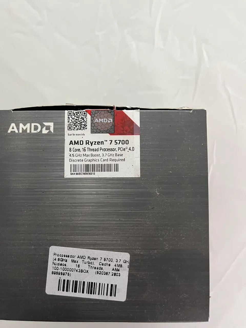 Ryzen 7 5700 novo 