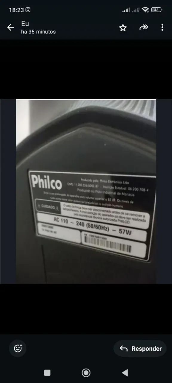 TV Philco21 polegadas - Foto 3