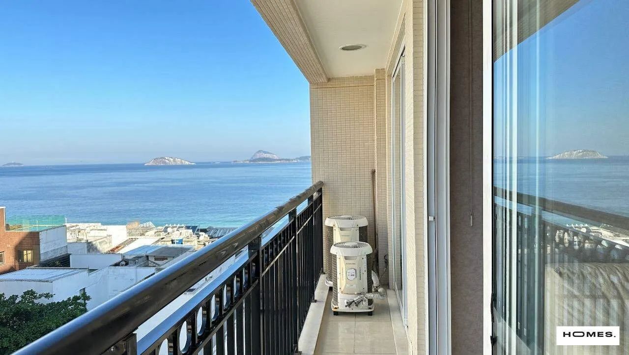 Flat a venda 2 suites - Ipanema com vista mar