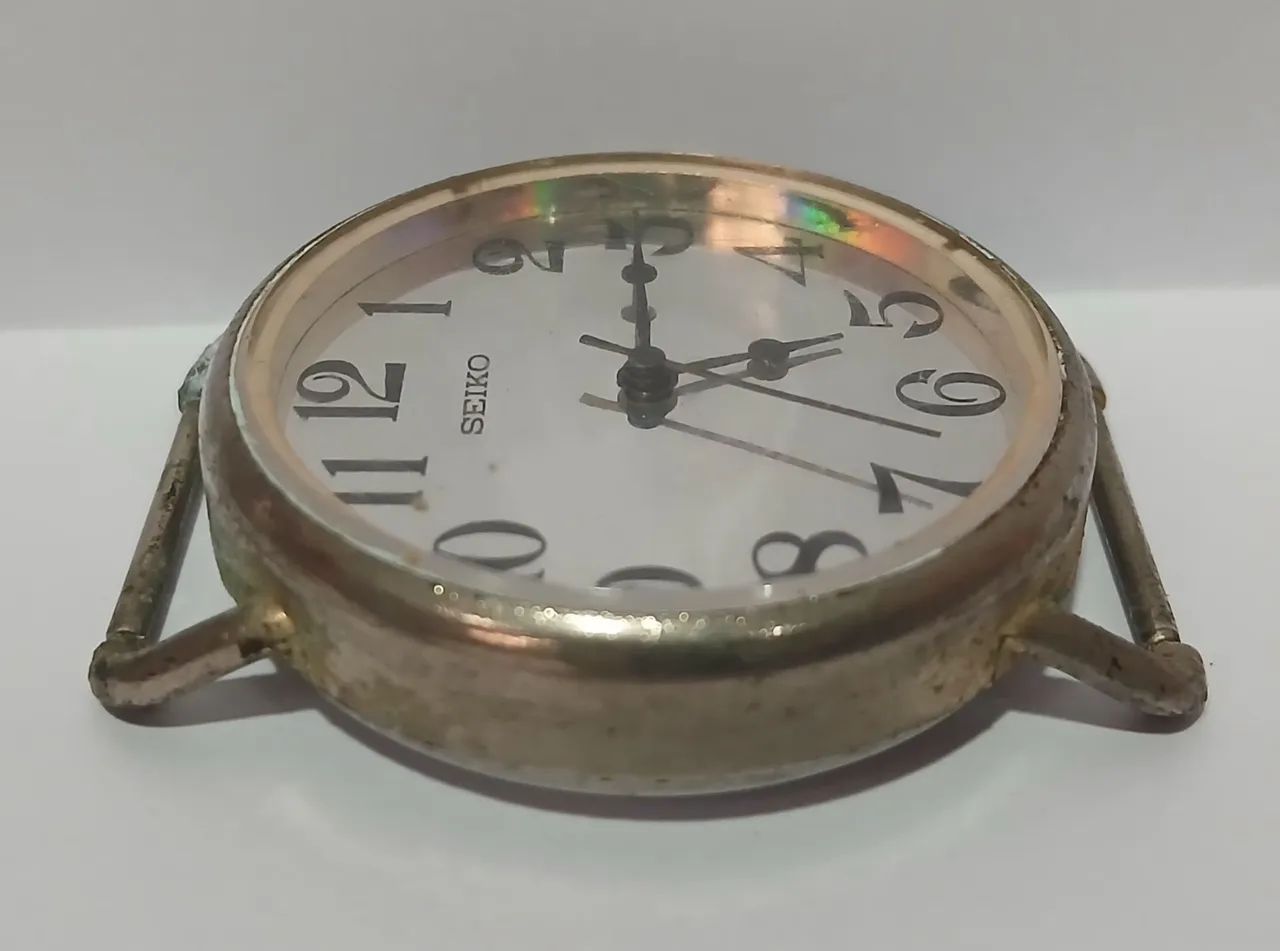 Antigo relógio holográfico Seiko 470239 (No estado) - Foto 5