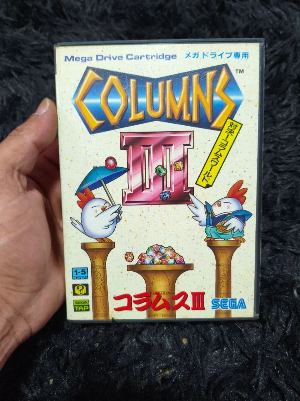 Jogo original columns mega drive japonês - Jogos de Vídeo Game