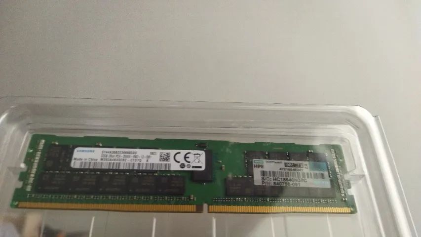 Memória RAM 32GB SAMSUNG  X 2 DDR4-2666Mhz ECC - Foto 2