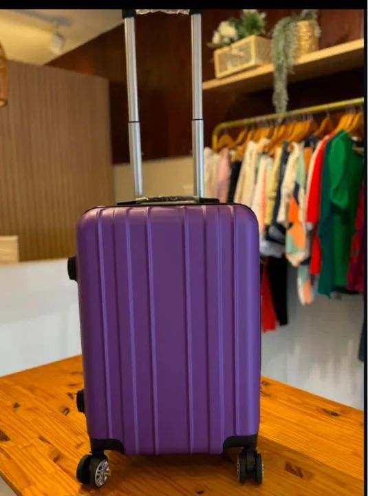 Mala de Viagem Roxo 10kg com senha