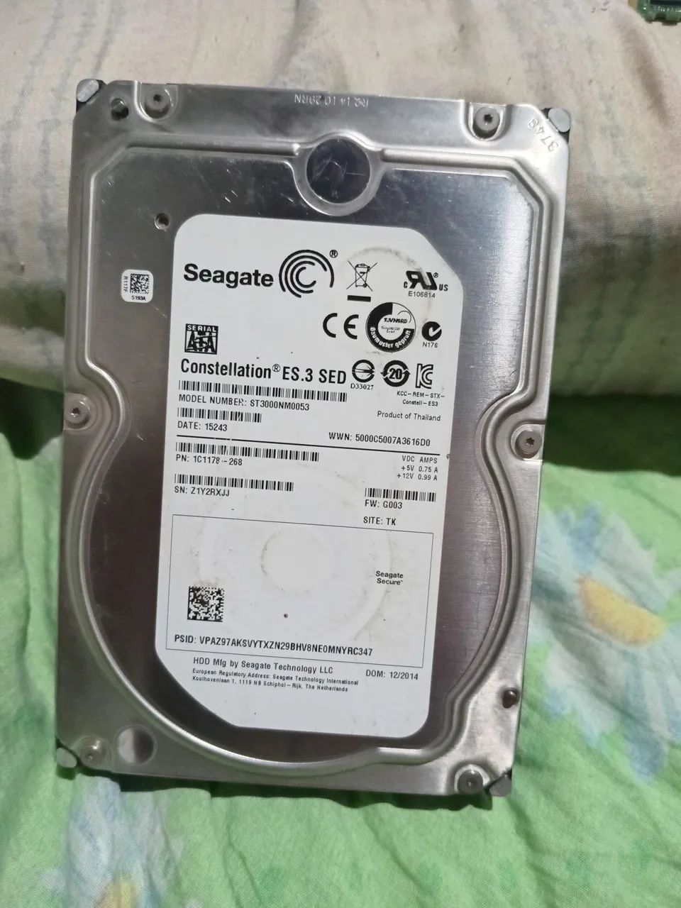HD Seagate 3TB SATA (leia a descrição)