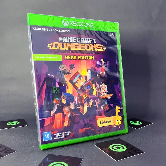 Jogo Minecraft Dungeons Xbox One e Series X - Físico Novo Lacrado