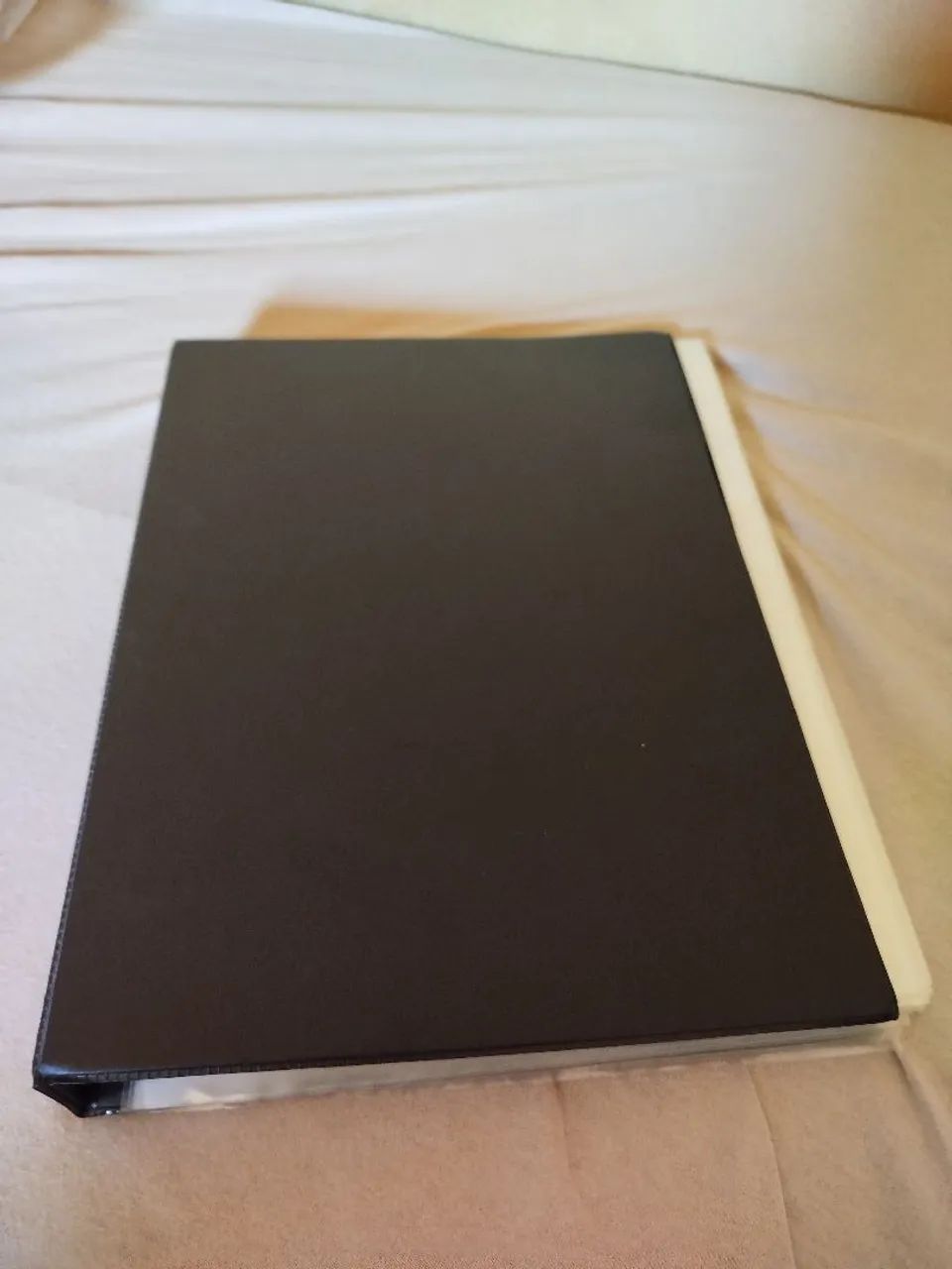 Fichário A3 Preto 4 Argolas (ACP) + 62 Plásticos